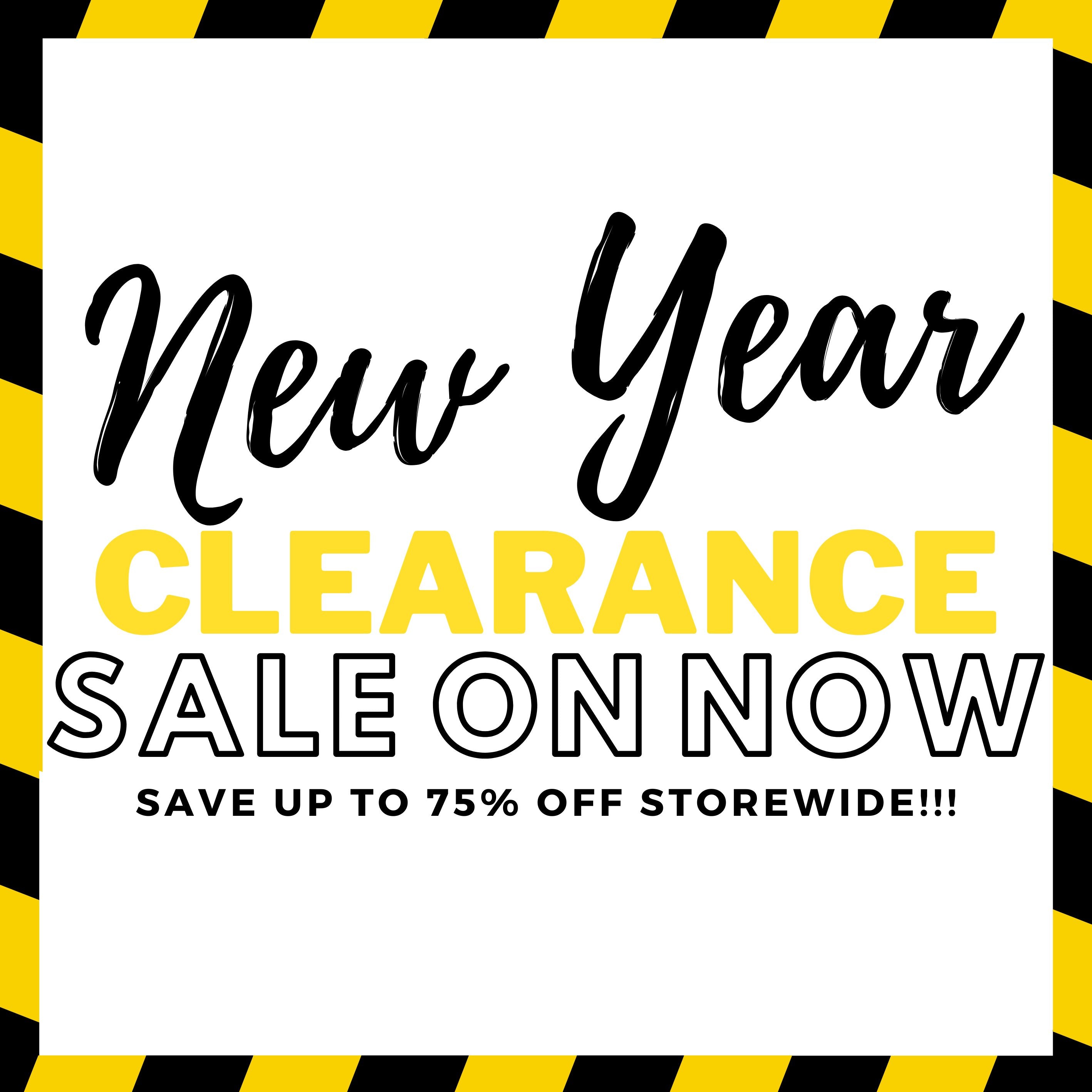 New Year Clearance Sale