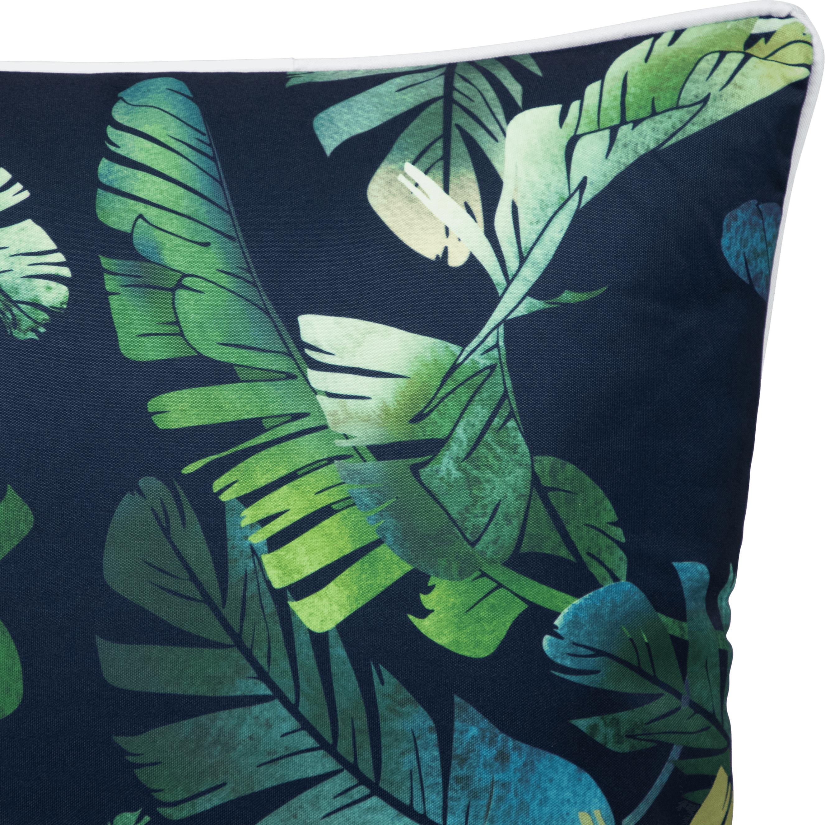 Bondi Seaside Serenity - 45 x 45 cm Piped Outdoor Cushion