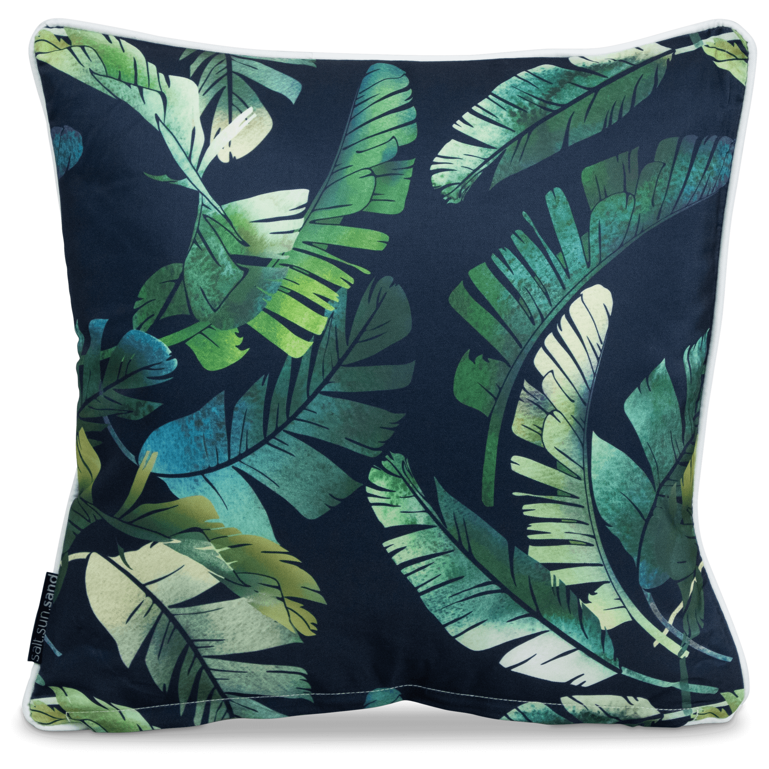 Bondi Seaside Serenity - 45 x 45 cm Piped Outdoor Cushion