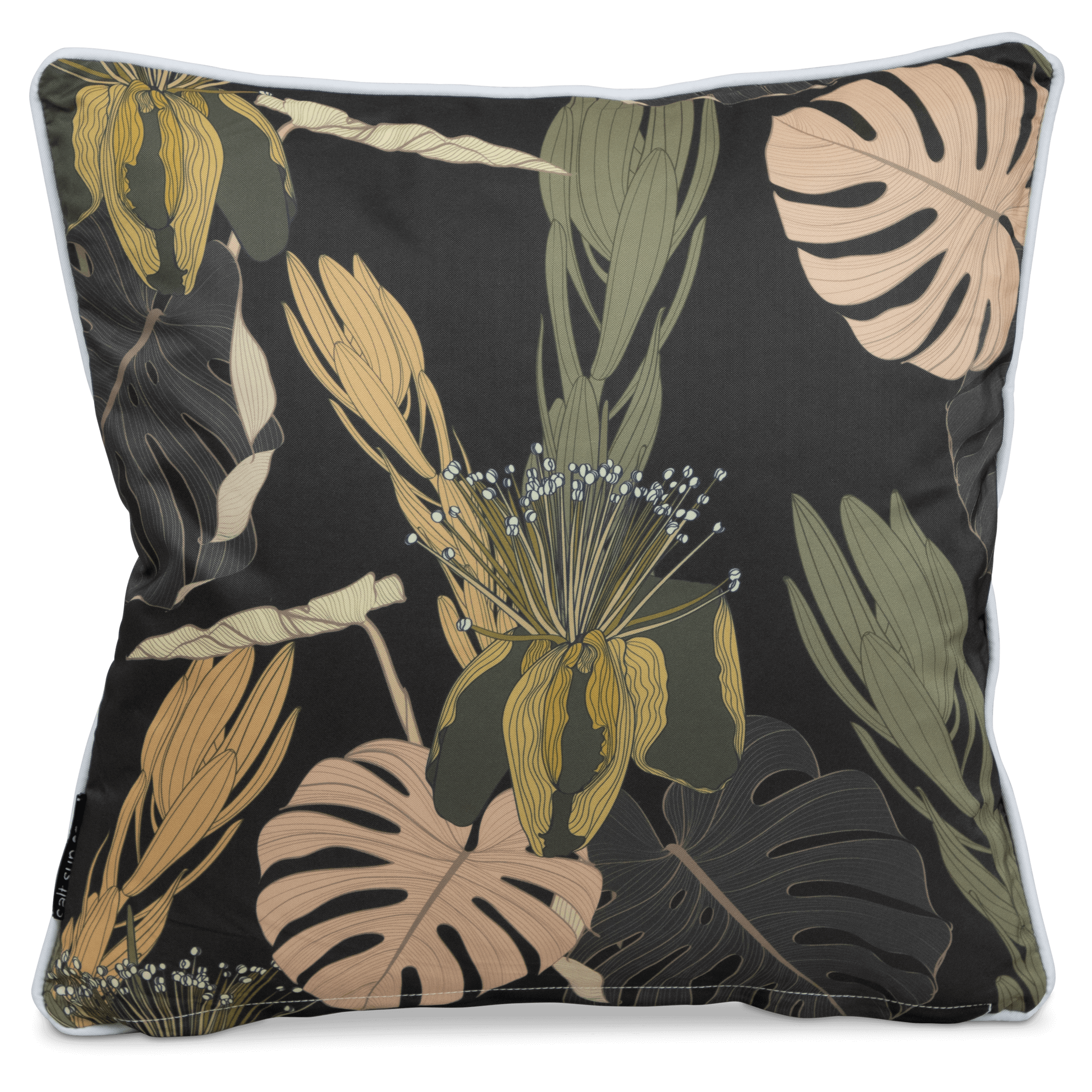 Bondi Retreat - 45 x 45 cm Piped Outdoor Cushion