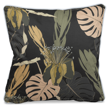 Bondi Retreat - 45 x 45 cm Piped Outdoor Cushion