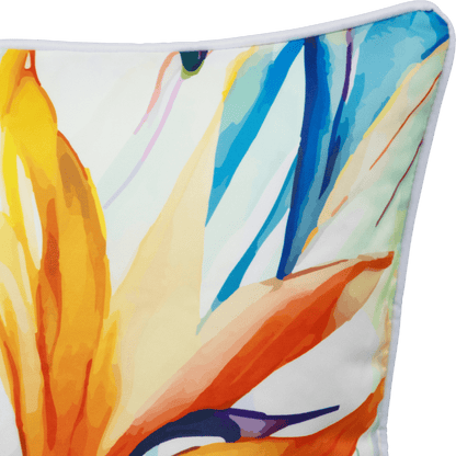 Bondi Island Paradise - 45 x 45 cm Piped Outdoor Cushion