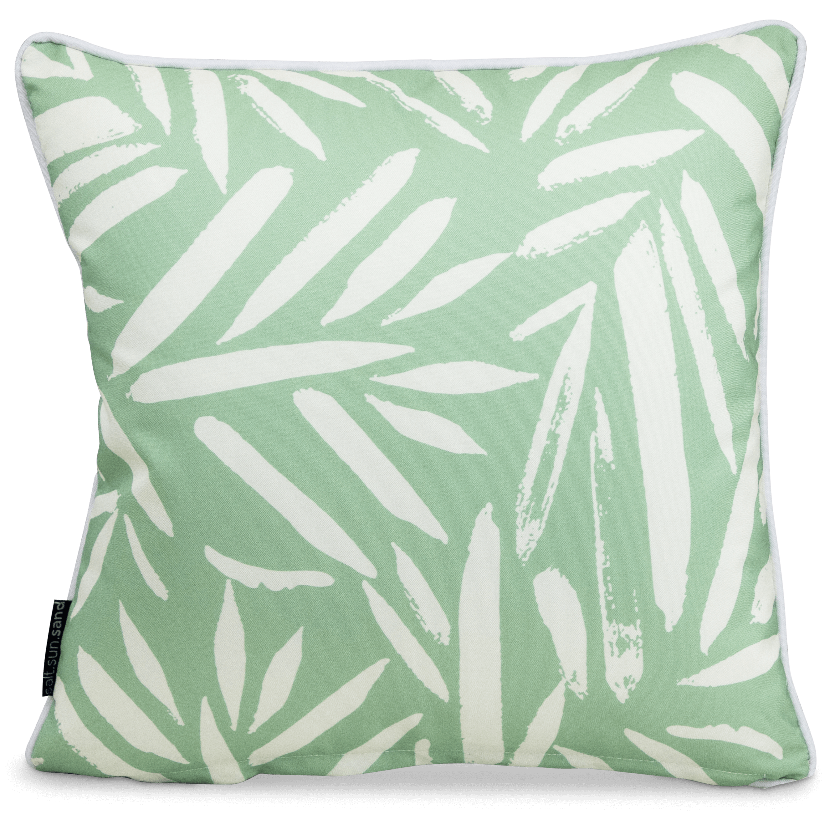 Bondi Bamboo Bliss - 45 x 45 cm Piped Outdoor Cushion