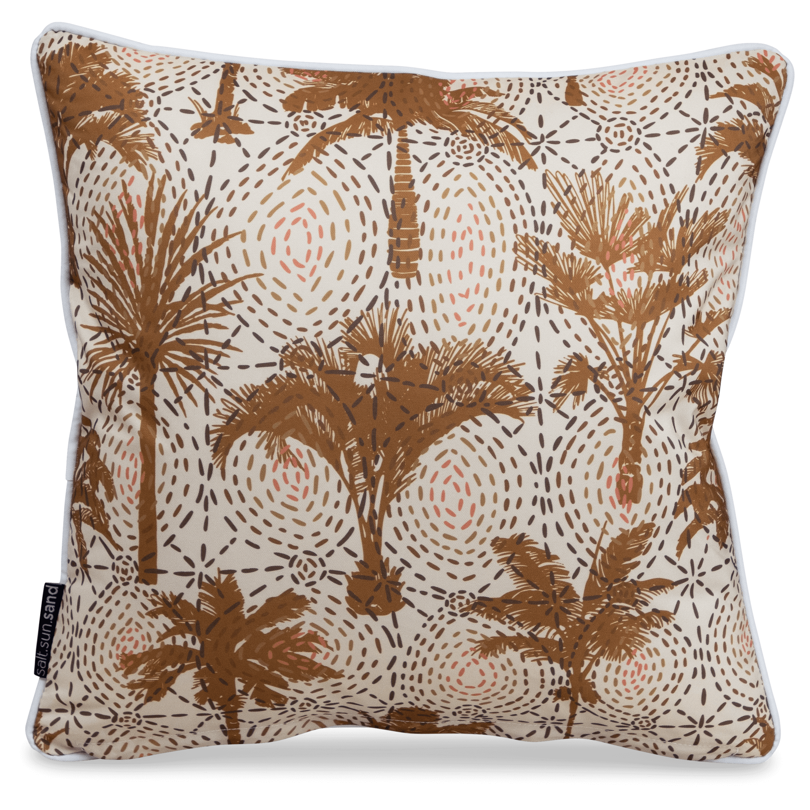 Bondi Sea Spray - 45 x 45 cm Piped Outdoor Cushion