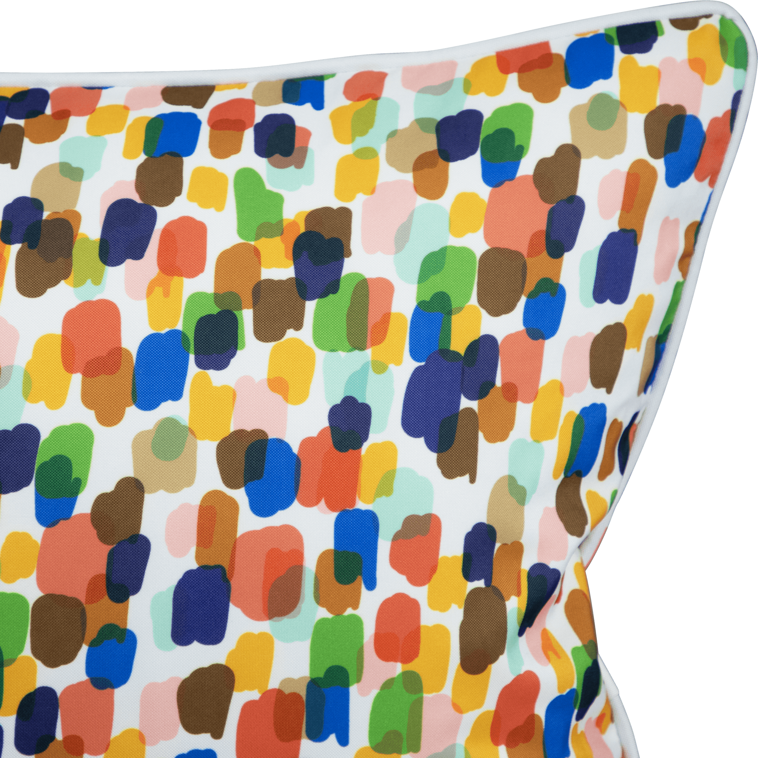 Bondi Rainbow Radiance - 45 x 45 cm Piped Outdoor Cushion