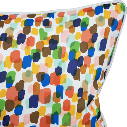 Bondi Rainbow Radiance - 45 x 45 cm Piped Outdoor Cushion