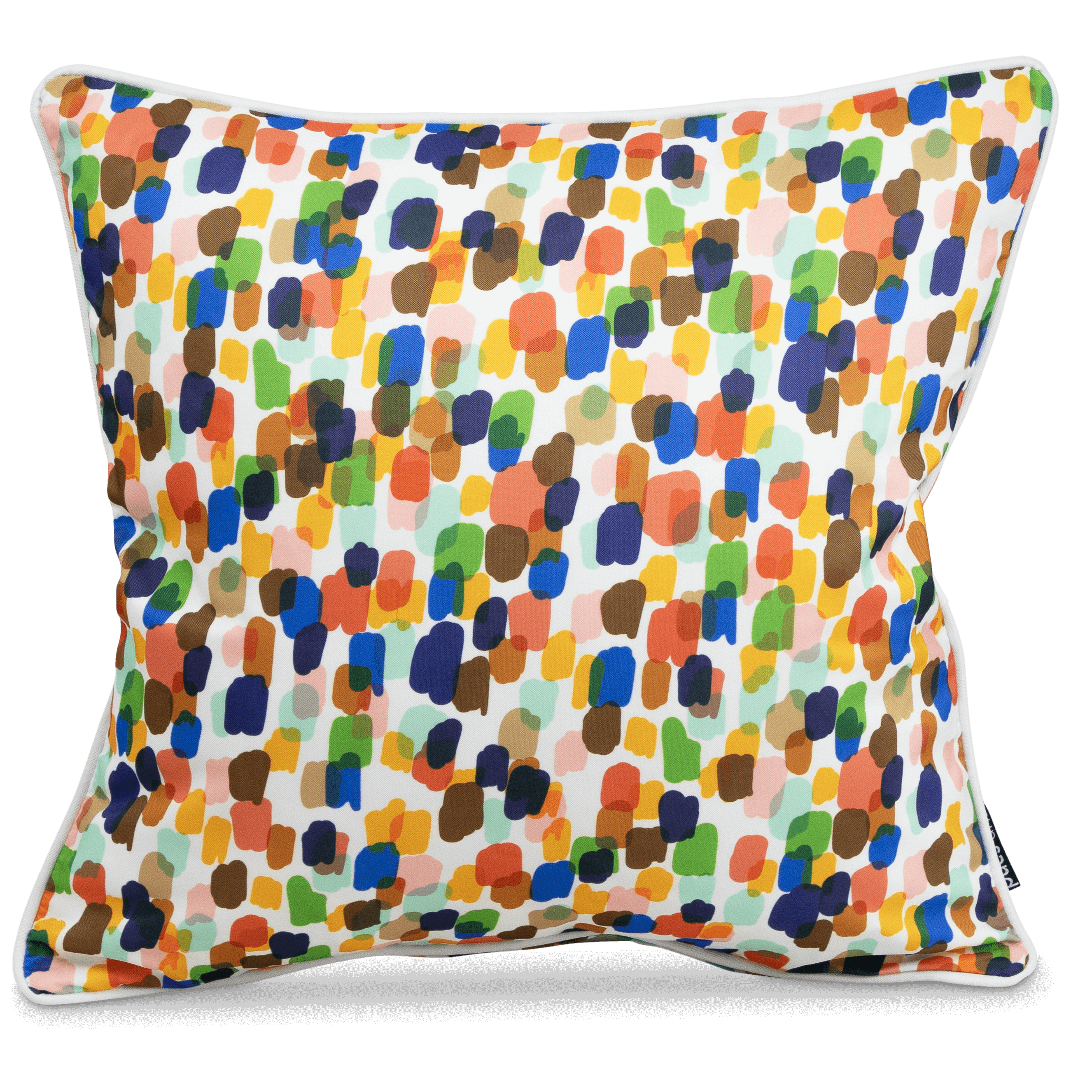 Bondi Rainbow Radiance - 45 x 45 cm Piped Outdoor Cushion