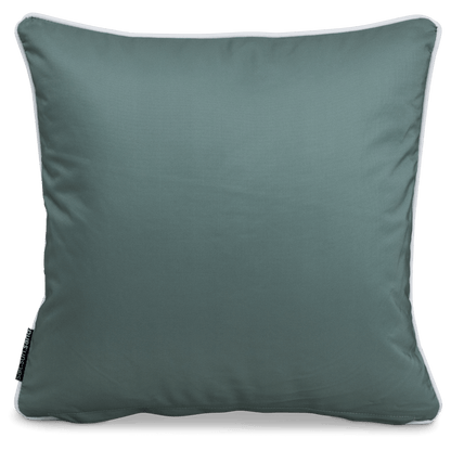 Bondi Forest Green - 45 x 45 cm Piped Outdoor Cushion