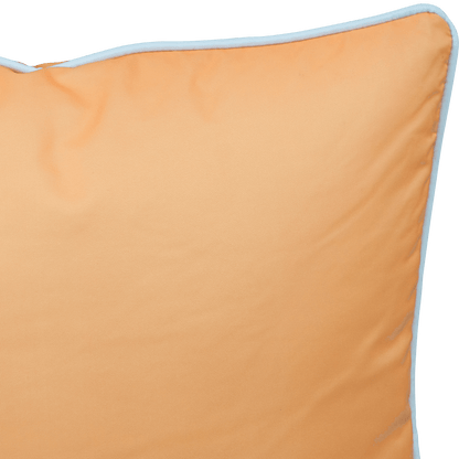 Bondi Peach Fuzz - 45 x 45 cm Piped Outdoor Cushion