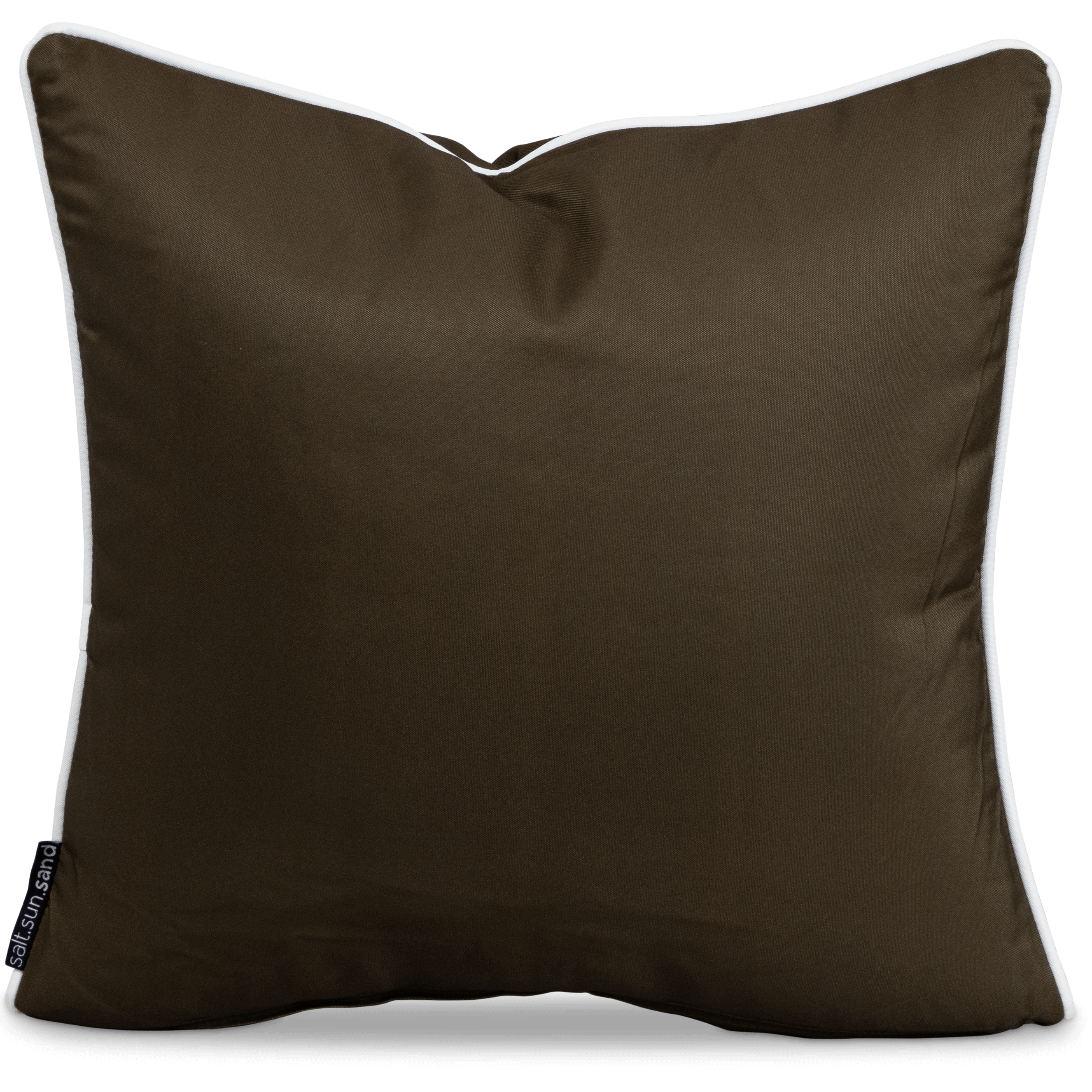 Bondi Chocolate - 45 x 45 cm Piped Outdoor Cushion