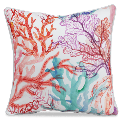 Bondi Reef - 45 x 45 cm Piped Outdoor Cushion