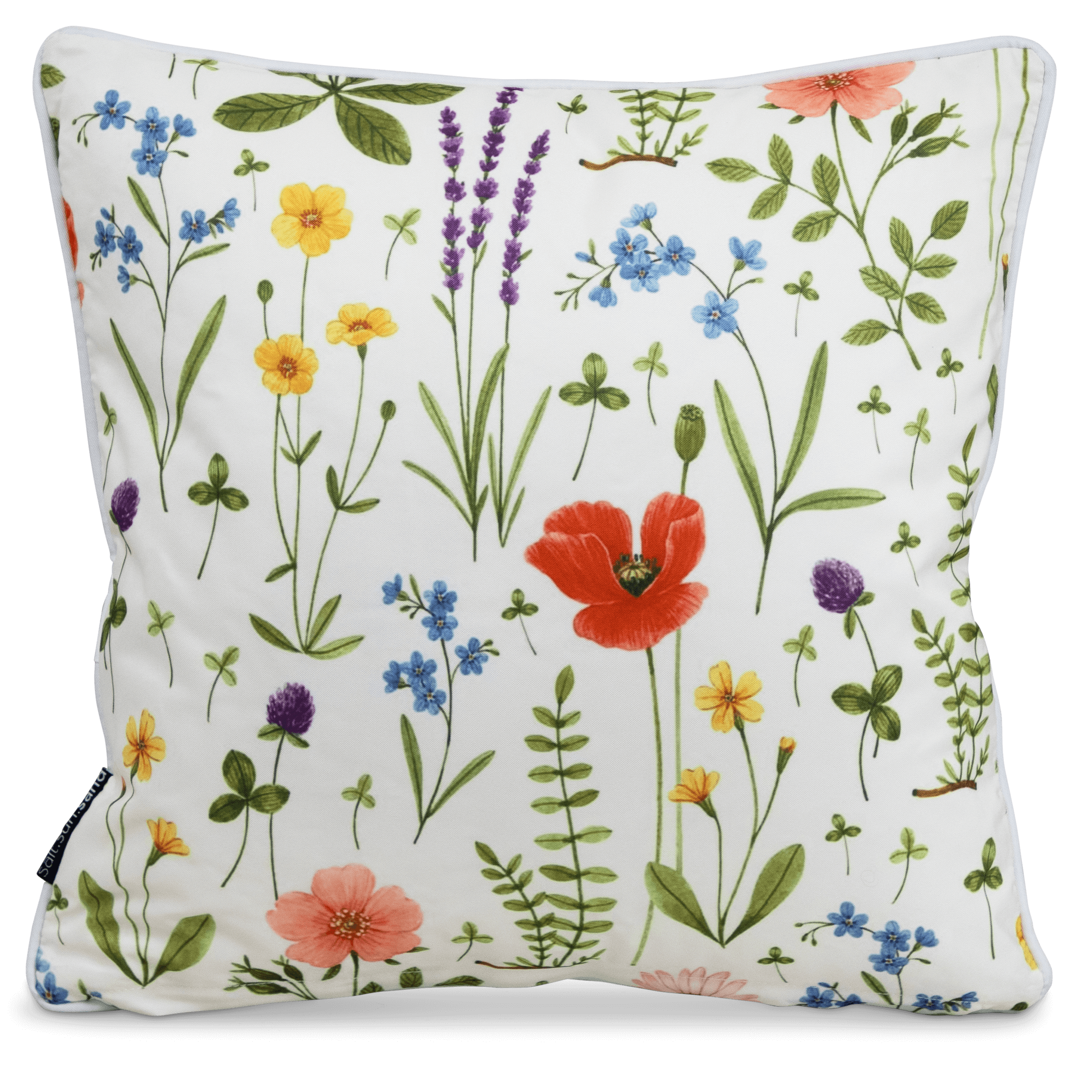 Bondi Bloom Boutique - 45 x 45 cm Piped Outdoor Cushion