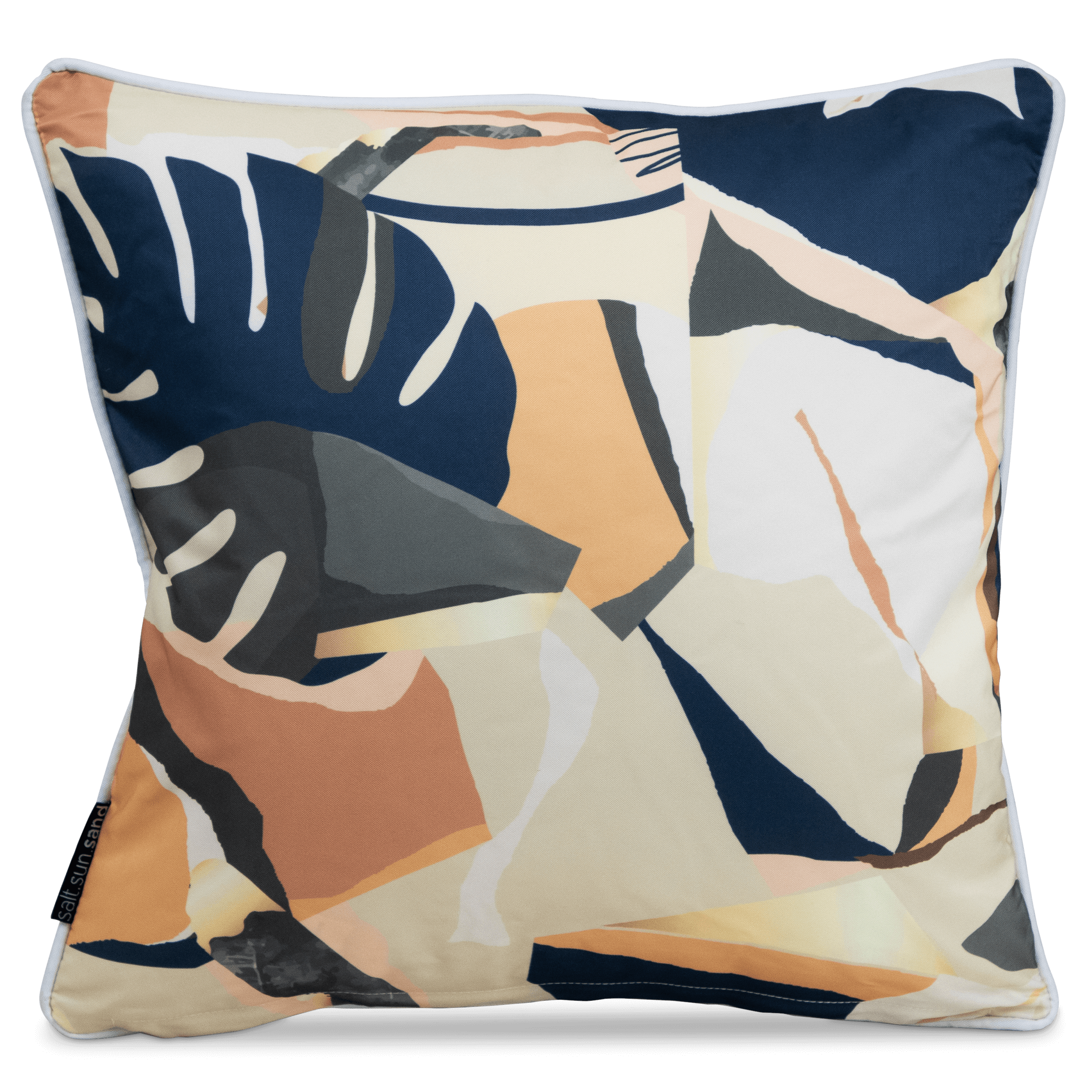 Bondi Panorama - 45 x 45 cm Piped Outdoor Cushion