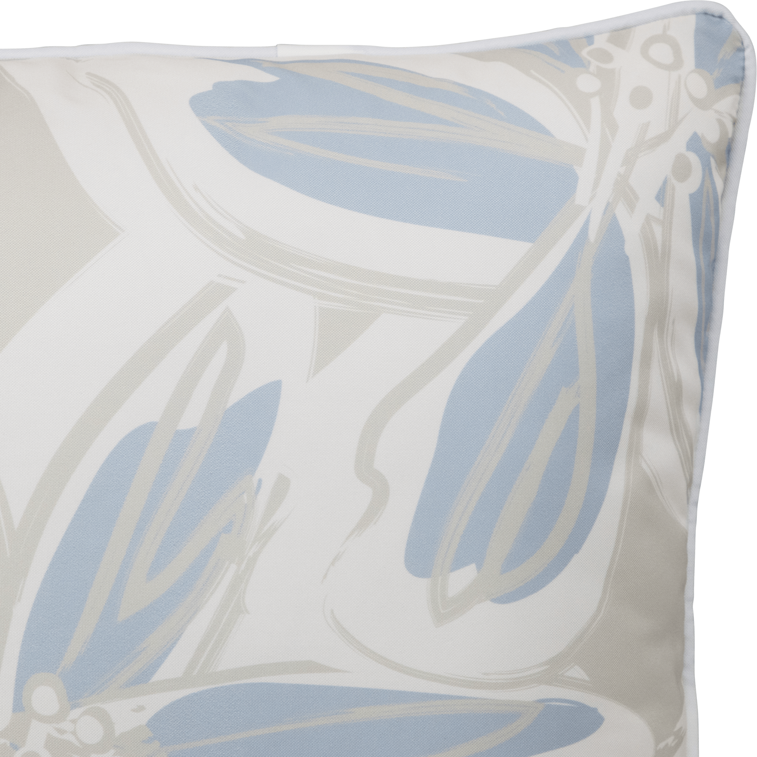 Bondi Tropic Whisper - 45 x 45 cm Piped Outdoor Cushion