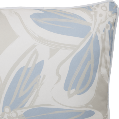 Bondi Tropic Whisper - 45 x 45 cm Piped Outdoor Cushion