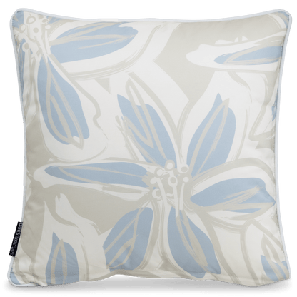 Bondi Tropic Whisper - 45 x 45 cm Piped Outdoor Cushion