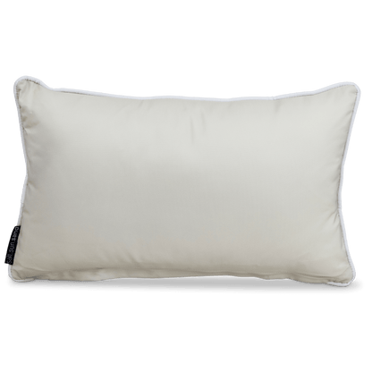 Bondi Almond Milk - 30 x 48 cm Piped Outdoor Cushion