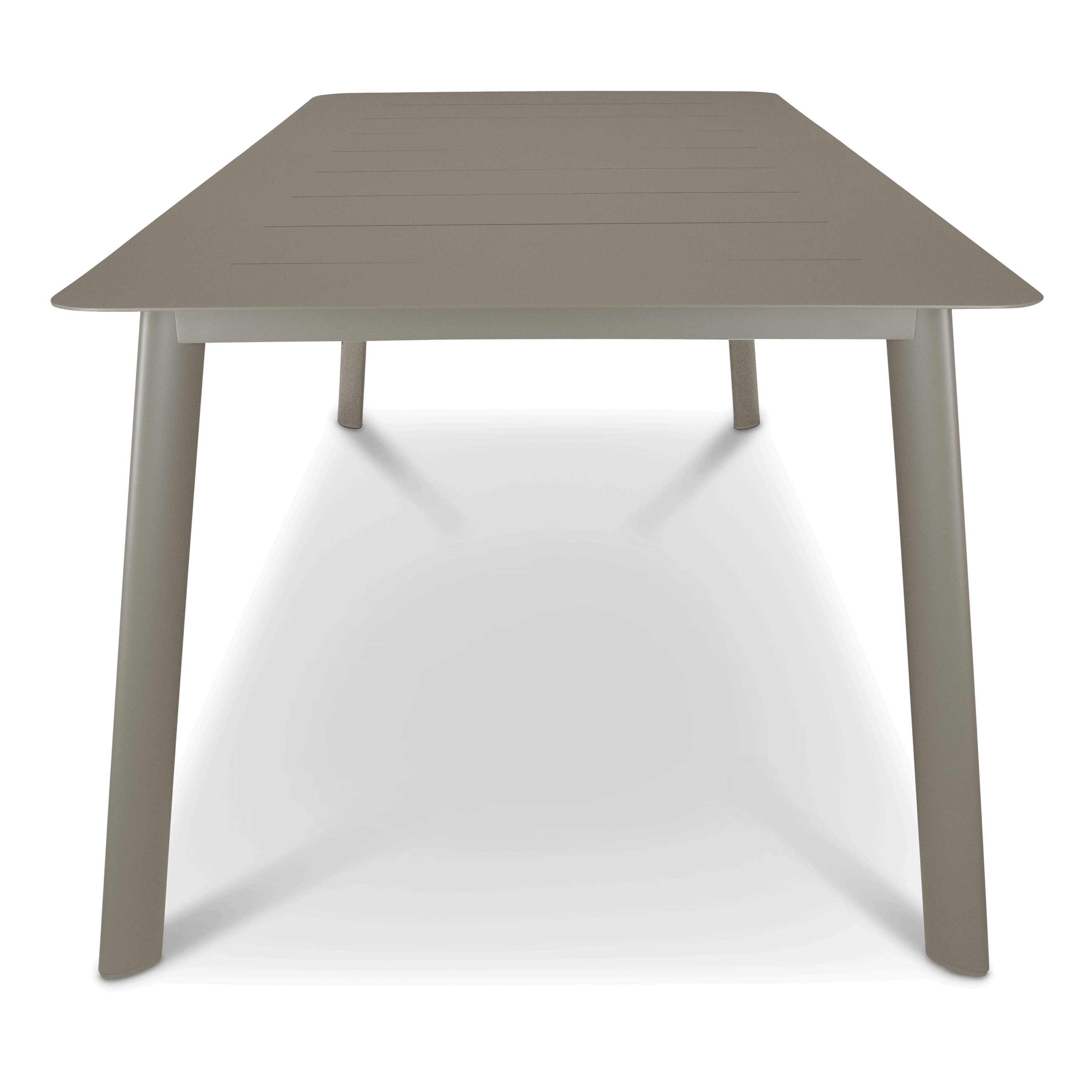 Antigua Dining Table 240x100cm in Taupe Aluminium