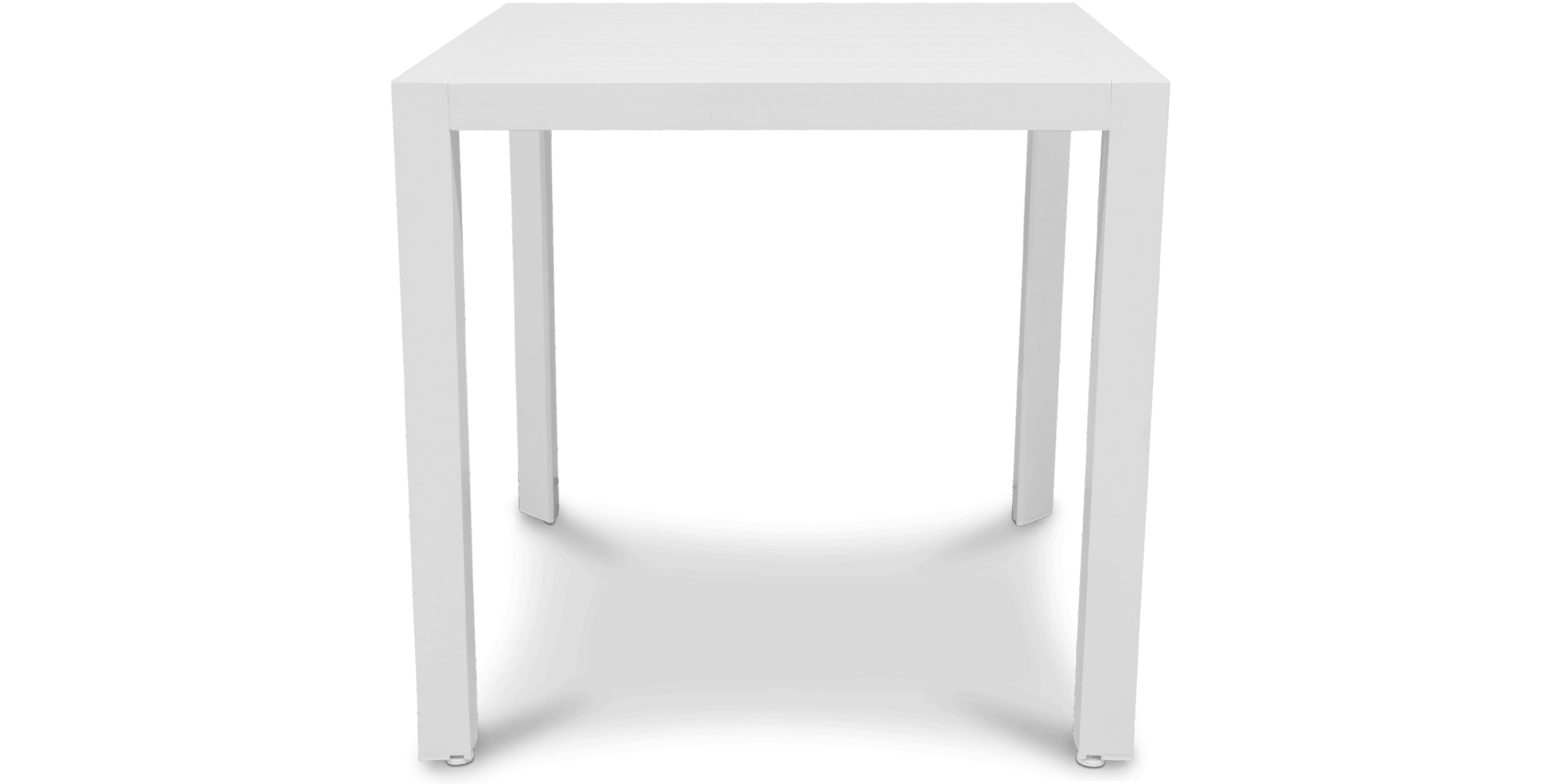 IN STORE ONLY - Bahamas Bar Table in Arctic White Aluminium