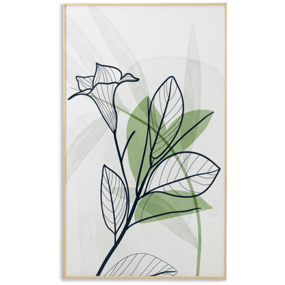 Ecology 1 - 60 x 100cm Outdoor UV Wall Art with Beech Aluminium Frame