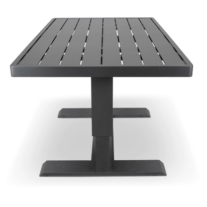 Aveiro Hybrid Adjustable Coffee table in Gunmetal