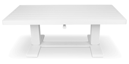 Aveiro Hybrid Adjustable Coffee table in Arctic White