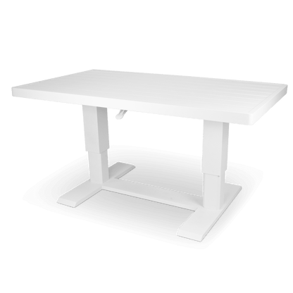 Aveiro Hybrid Adjustable Coffee table in Arctic White