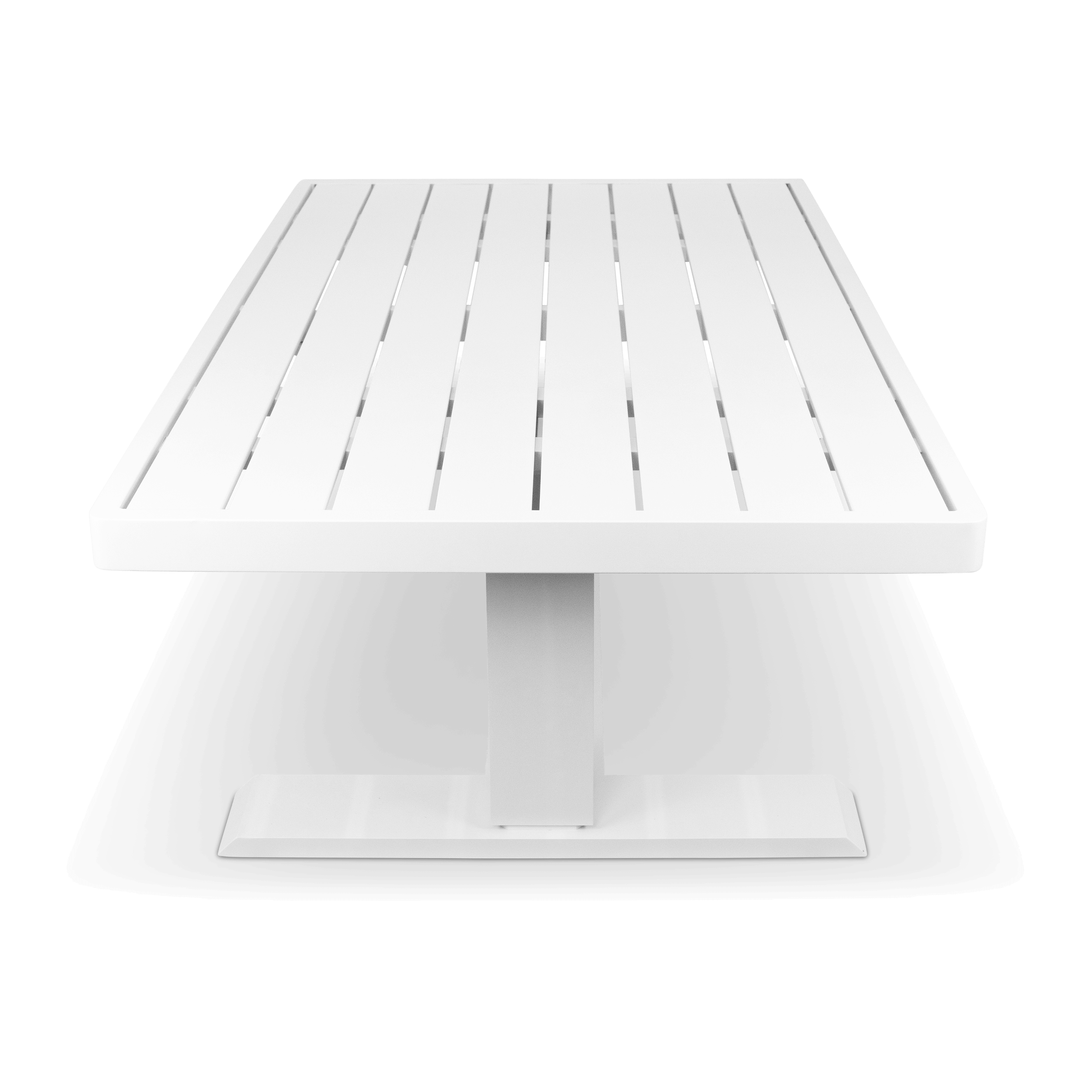 Aveiro Hybrid Adjustable Coffee table in Arctic White