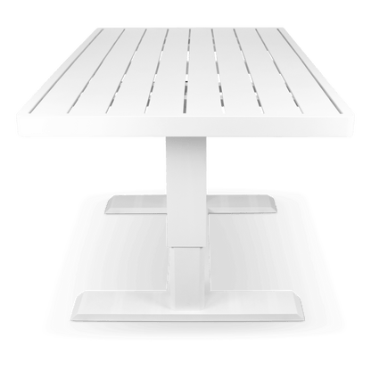 Aveiro Hybrid Adjustable Coffee table in Arctic White