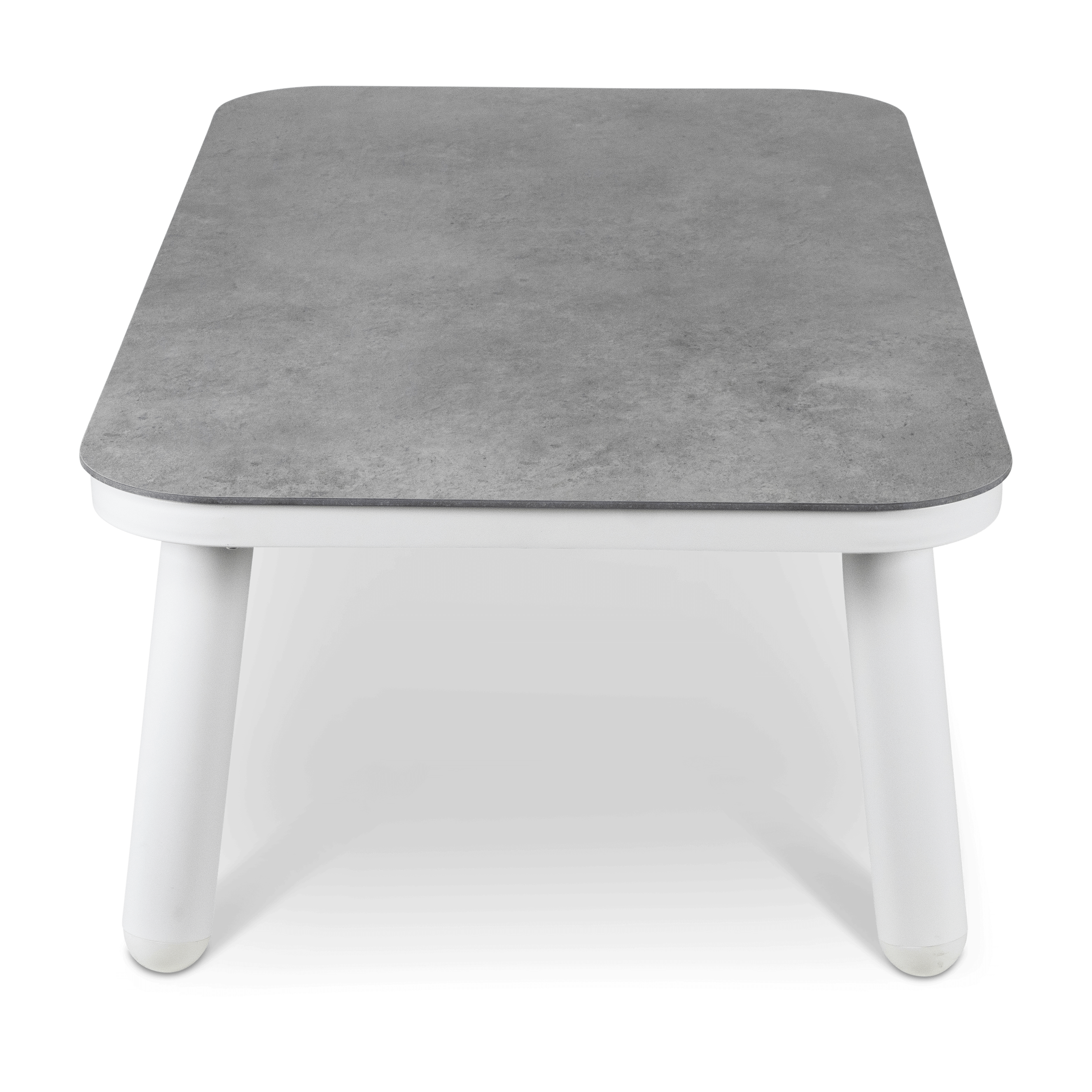 Bermuda Coffee Table in Arctic White Aluminium Frame