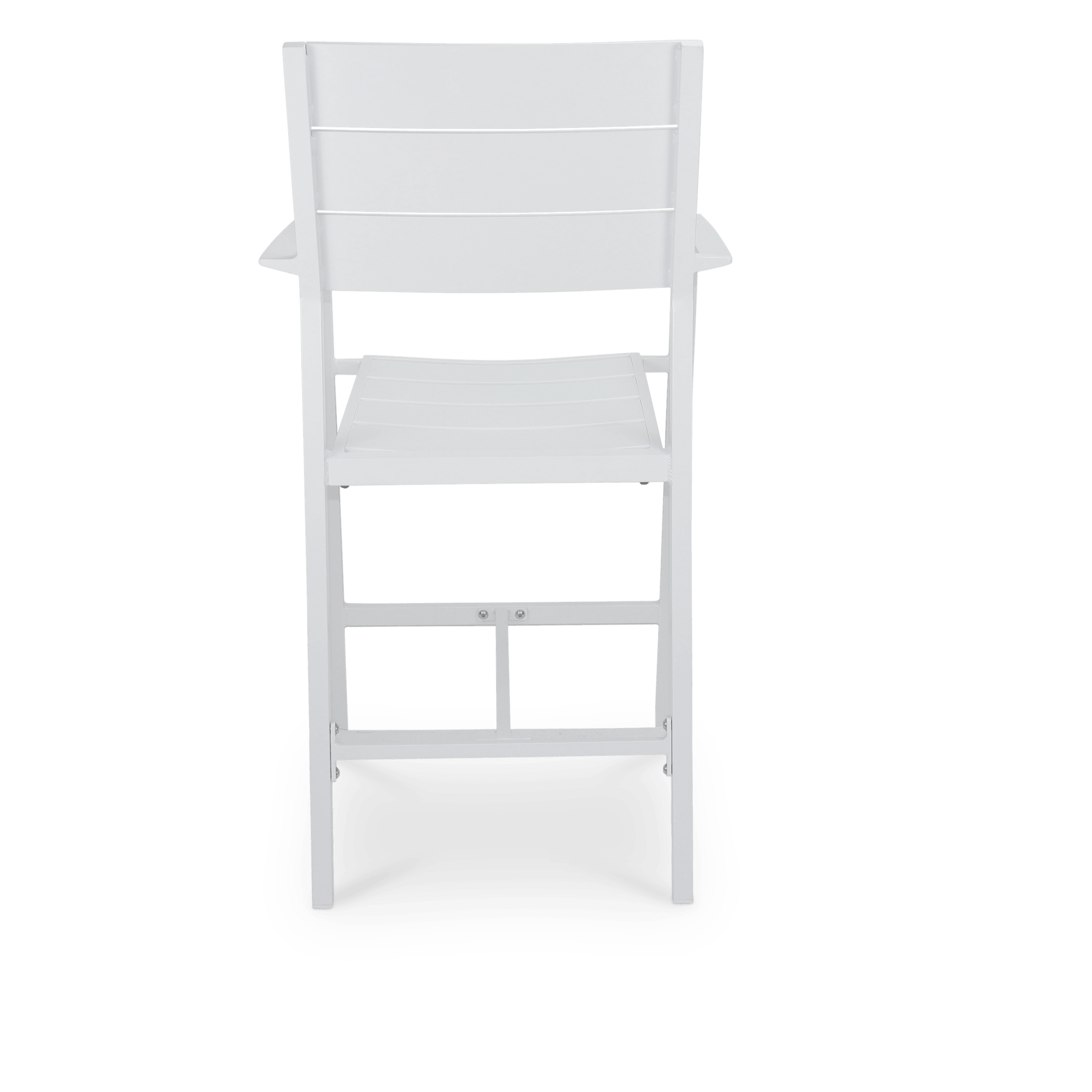 Bahamas Bar Stool in Arctic White Aluminium