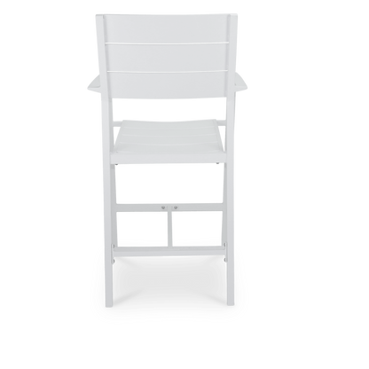 Bahamas Bar Stool in Arctic White Aluminium