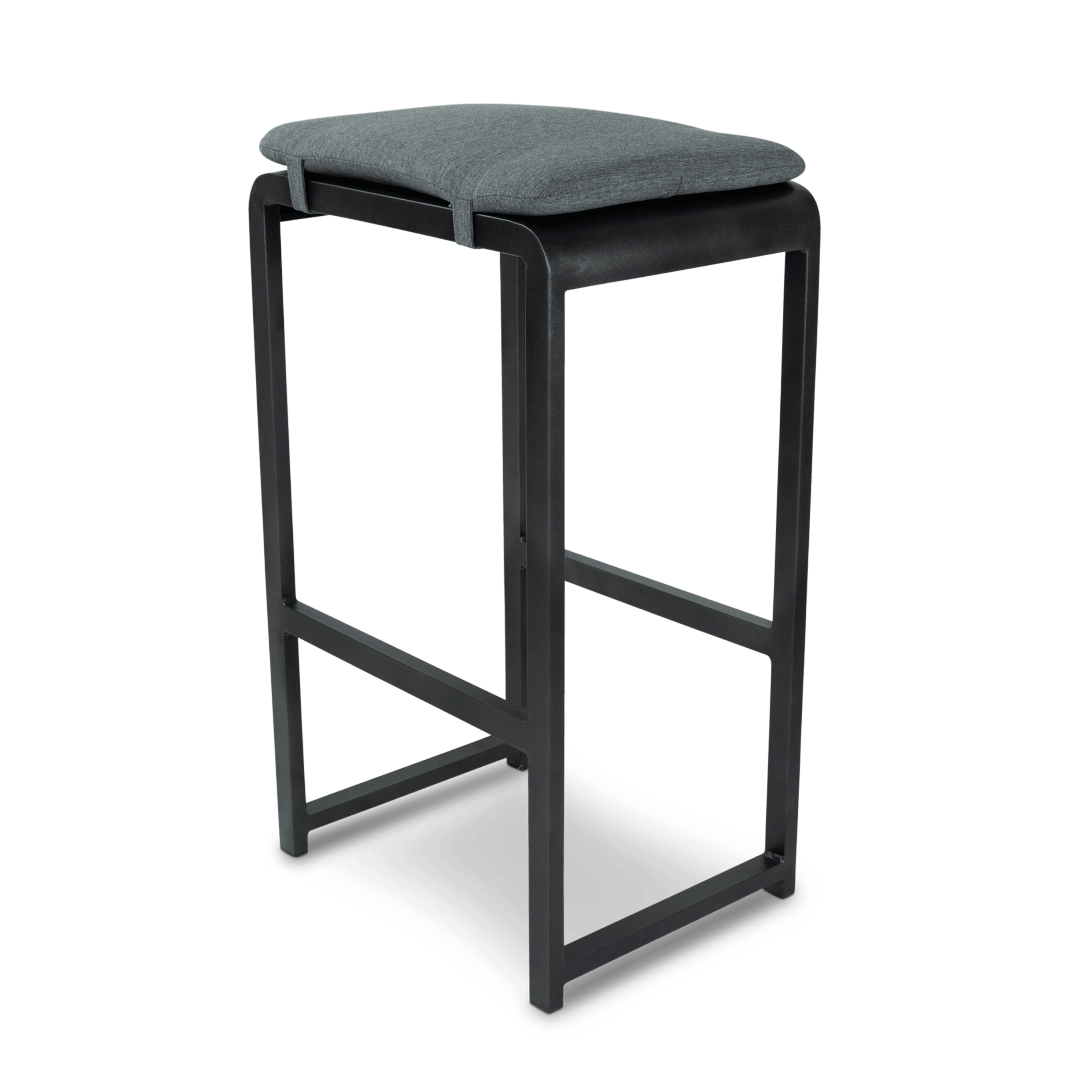 Santorini Barstool in Gunmetal