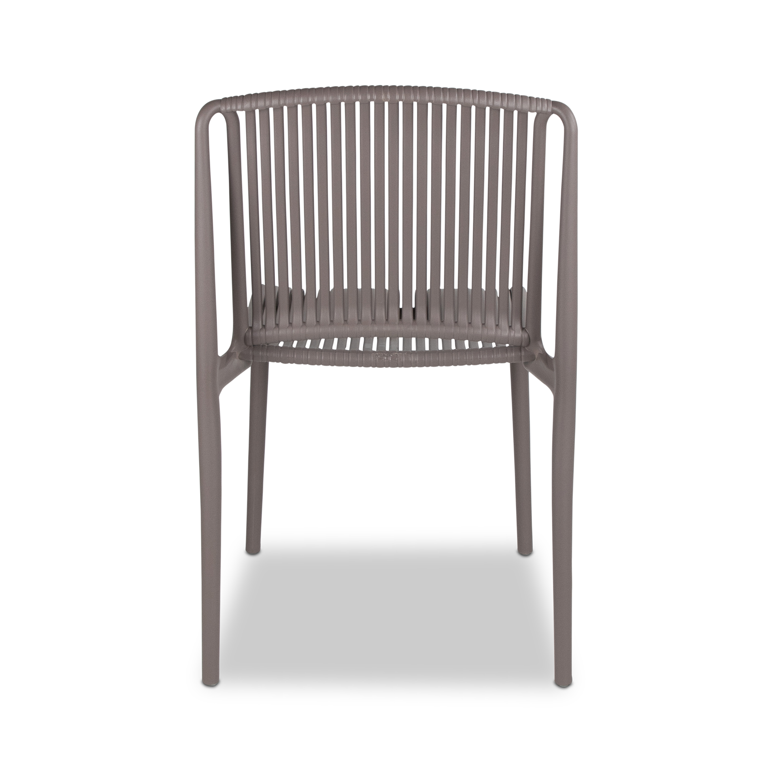 Paros UV Plastic Outdoor Chair (PP) in Taupe