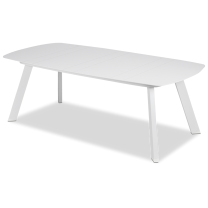 Amalfi Outdoor Coffee Table in Arctic White Aluminium