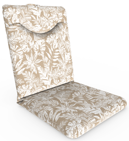 Tahiti Natural Escape High Back Outdoor Chair Cushion - 108x50x8cm