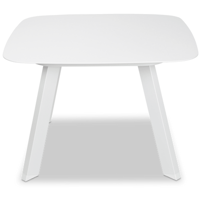 Sorrento Side Table in Arctic White Aluminium