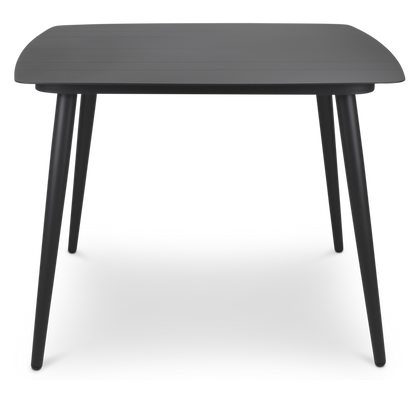 Amalfi Square Dining Table (100x100cm) in Gunmetal Aluminium