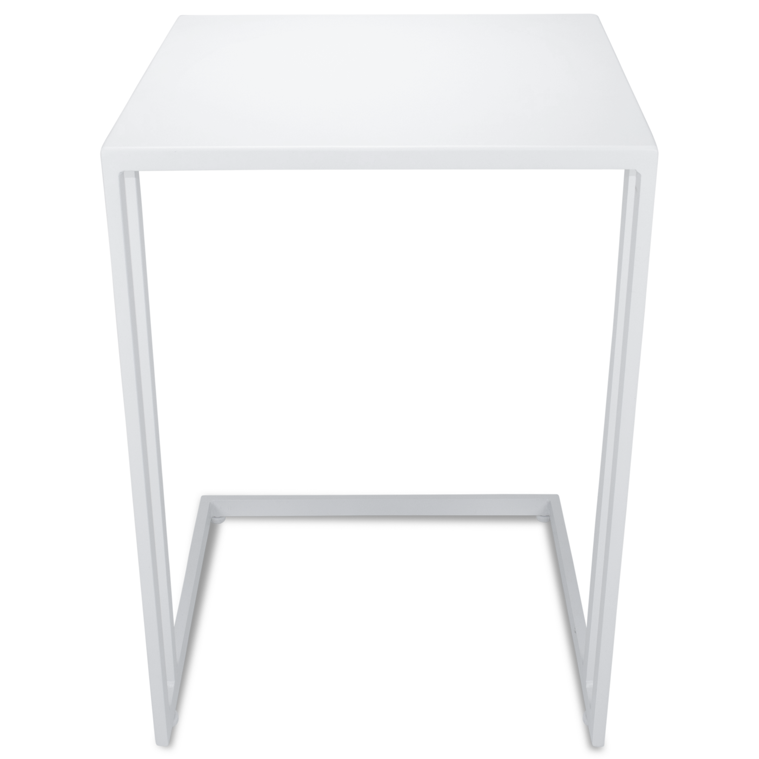 Mykonos Medium Side Table in Arctic White