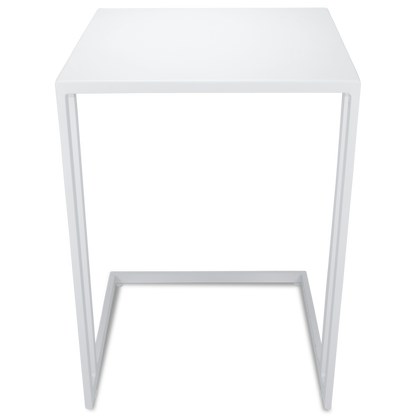 Mykonos Medium Side Table in Arctic White