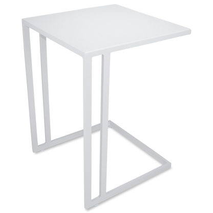 Mykonos Large Side Table in Arctic White