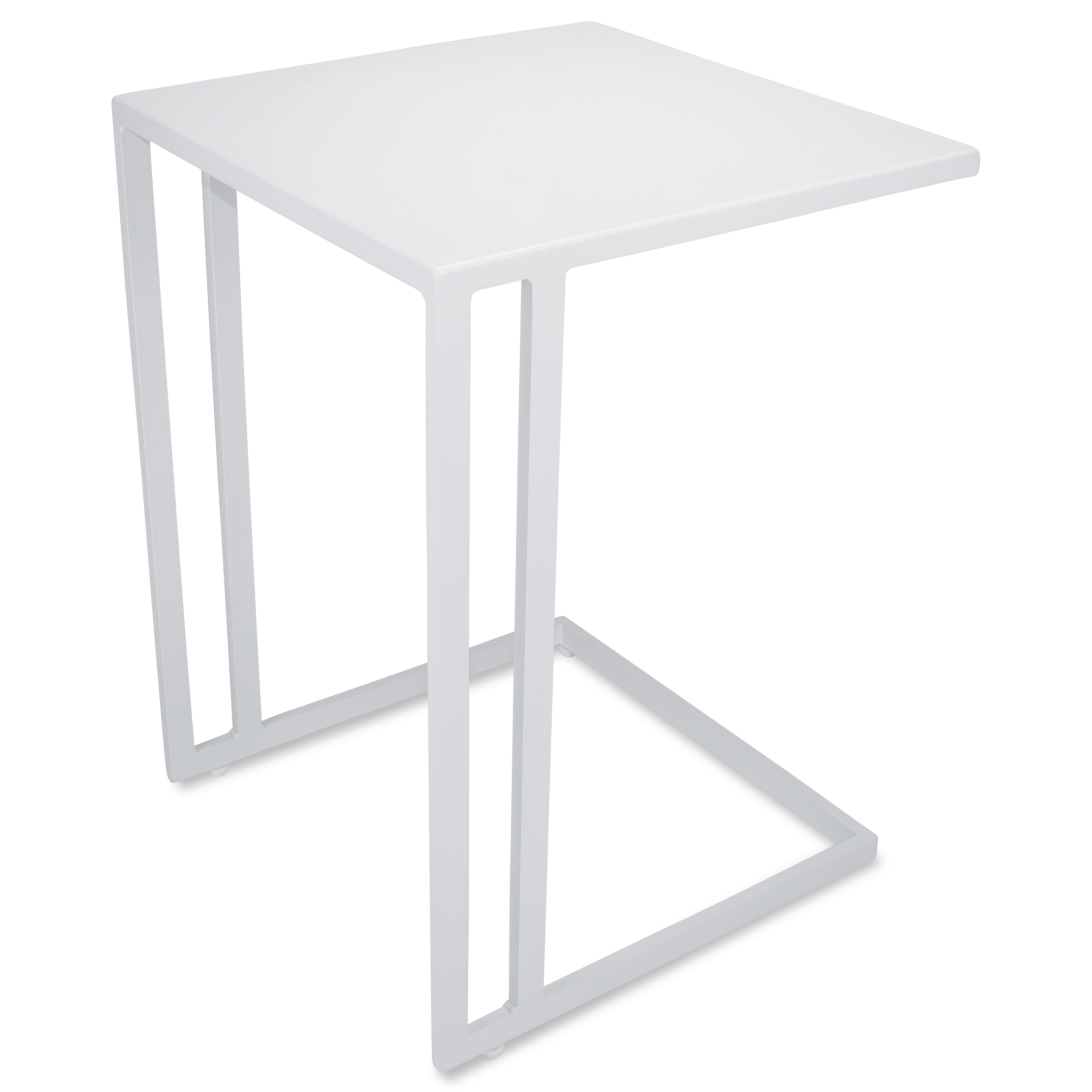 Mykonos Medium Side Table in Arctic White