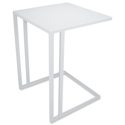 Mykonos Medium Side Table in Arctic White