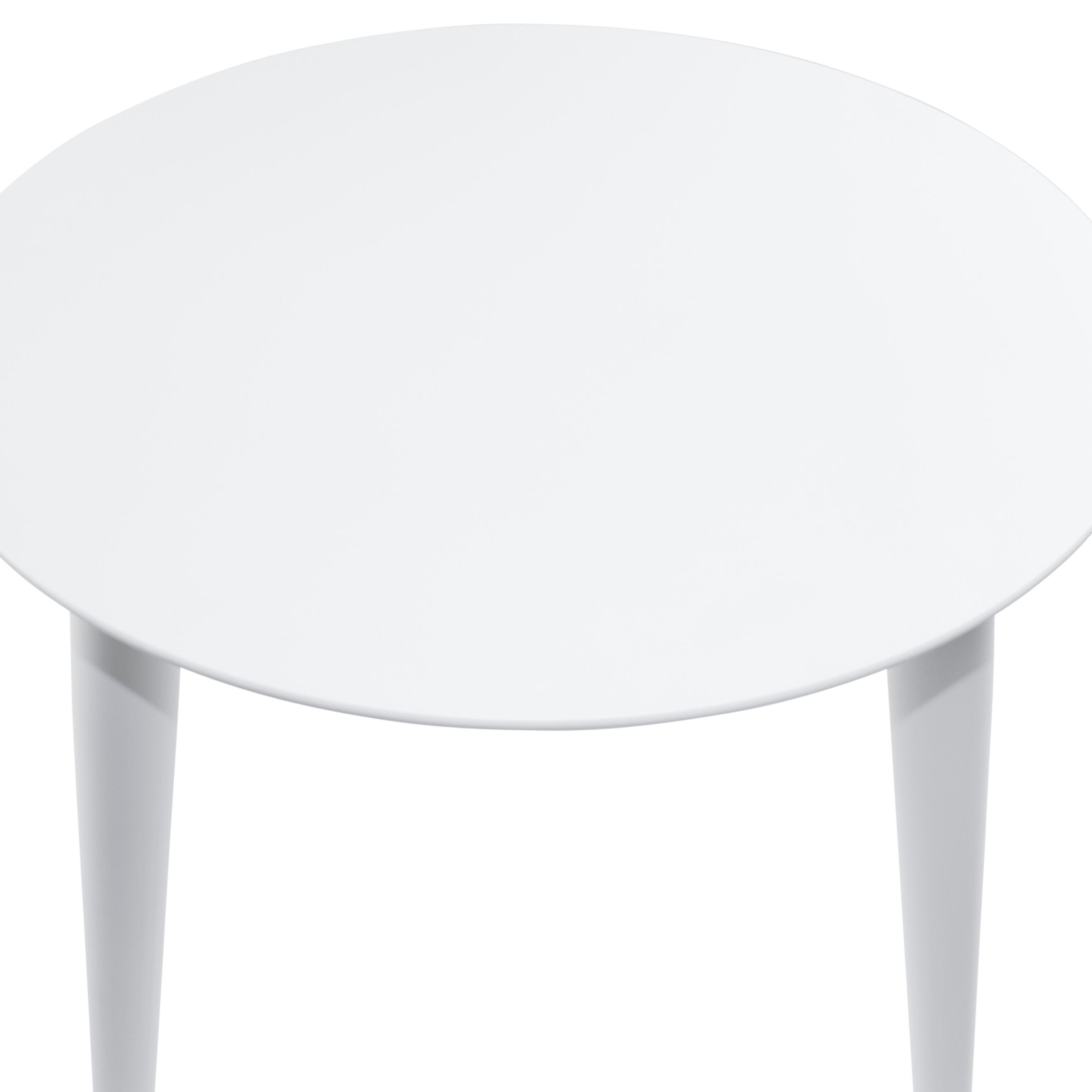 Santorini Large/Medium Side Table Set in Arctic White