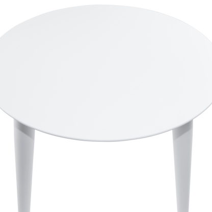 Santorini Large/Medium Side Table Set in Arctic White