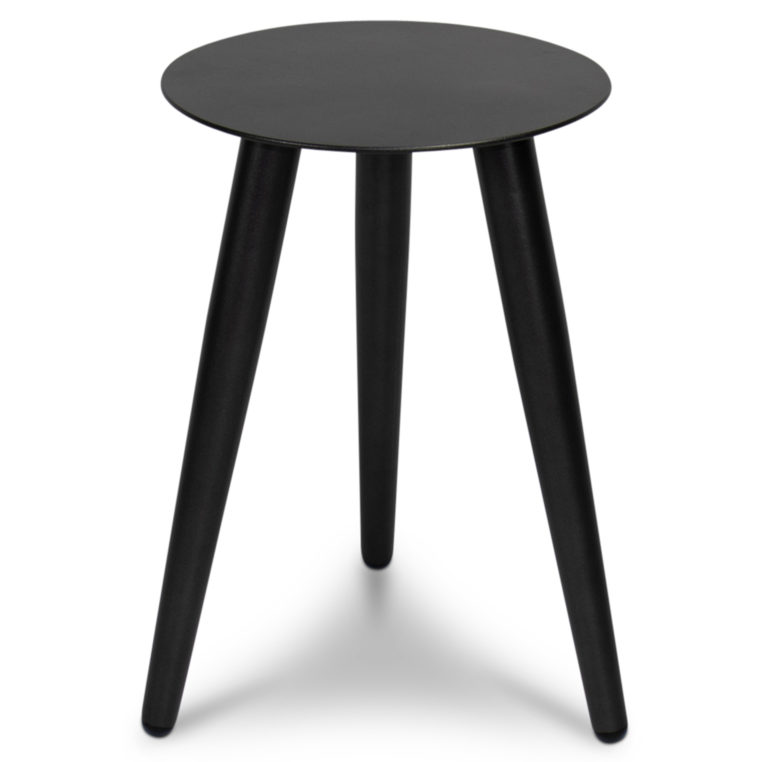 Santorini Medium Side Table in Gunmetal Grey