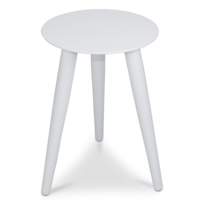 Santorini Medium Side Table in Arctic White