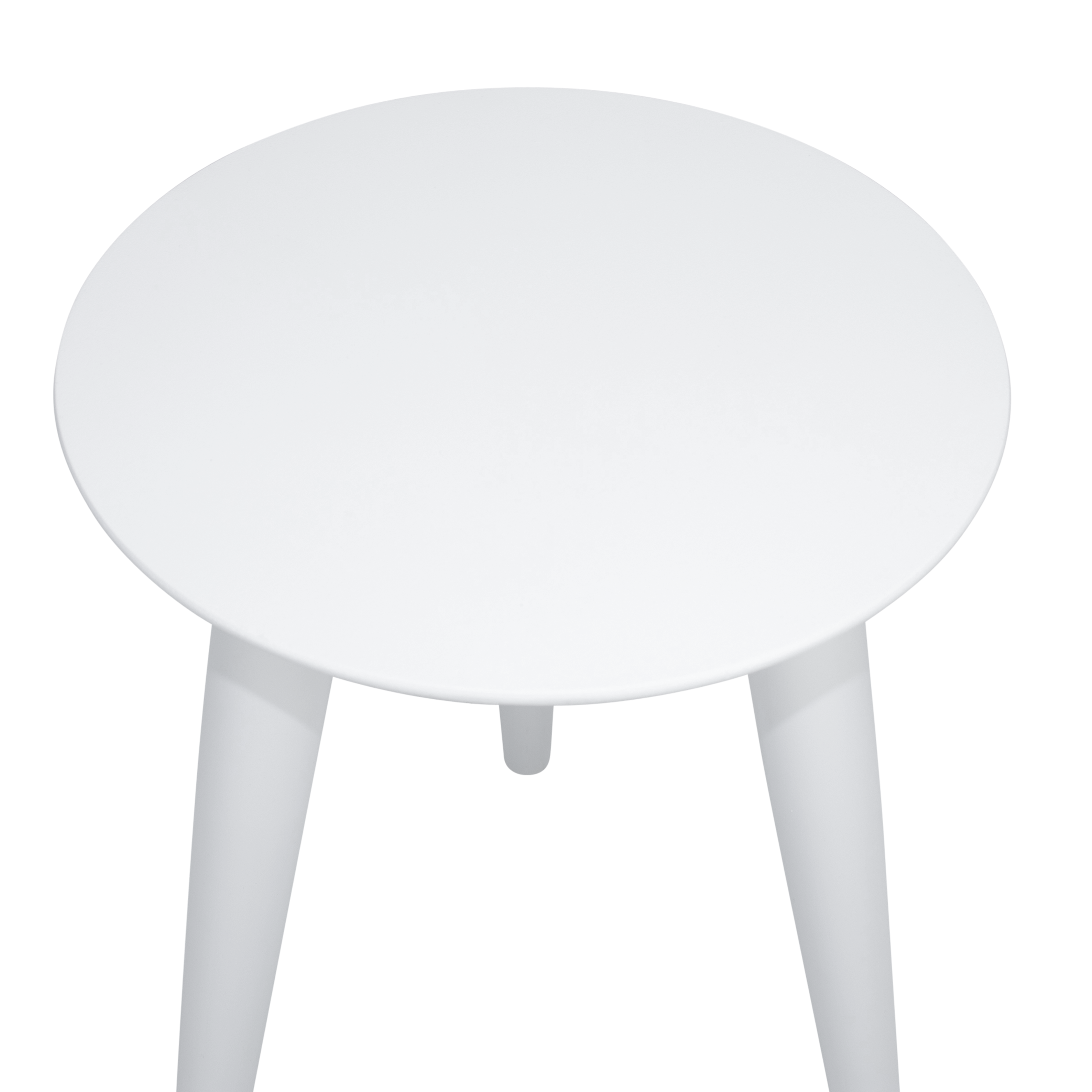 Santorini Medium Side Table in Arctic White