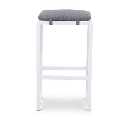 Santorini Barstool in Arctic White - The Furniture Shack