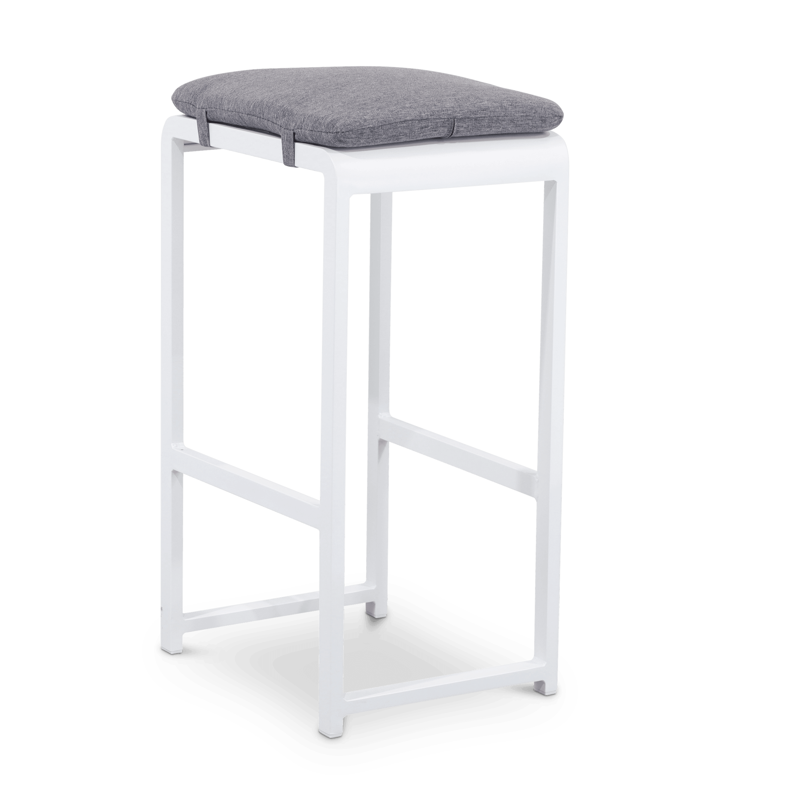 Santorini Barstool in Arctic White - The Furniture Shack